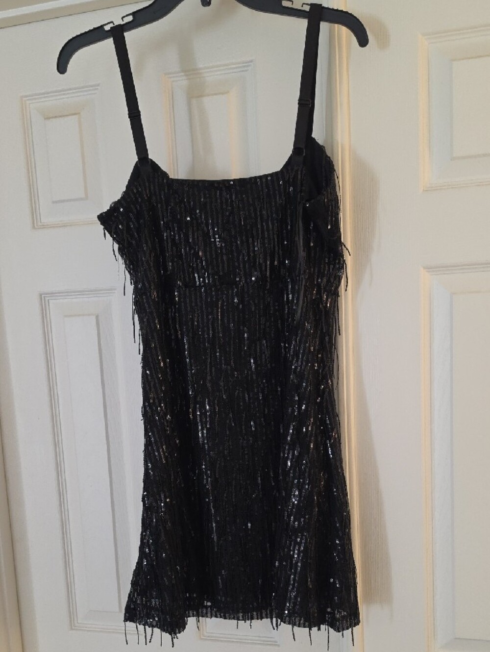 Johnny Wujek for JCPenney Black Sequin Dress
